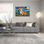 «Pembroke Welsh Corgi Starry Night» par Rich Monet, art mural en verre acrylique, 36 po x 24 po-910484533