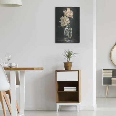  'Dark Rose Arrangement 2' by Emma Caroline Metal Wall Art, 16" x 24"