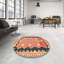 Tapis contemporain orange / beige-1201667329