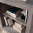 Bookcase, Gray Finish