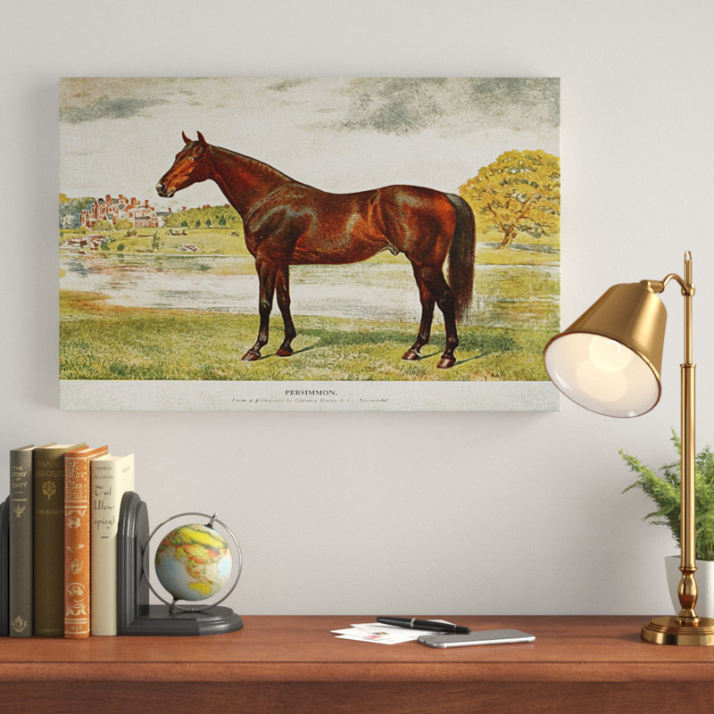 « équin sketch xxvii », reproduction d’impression sur toile tendue, H 24 po x l 36 po x P 1,5 po
