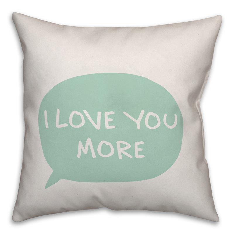 Reversible Throw Pillow, 16"H x 16"W