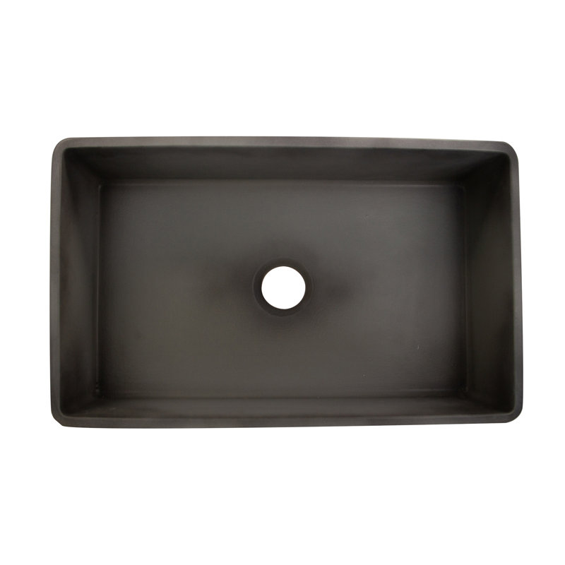 Vineyard Reversible Fireclay 33" L x 18" W Farmhouse Kitchen Sink