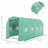 Walk-In Greenhouse, Steel Frame Green House With Polyethylene PE Cover, Roll-Up Zipper Door And Windows