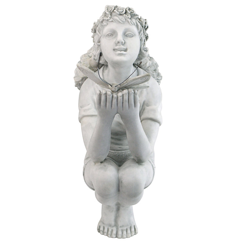 Statue gloire du jardin, anges déchirants