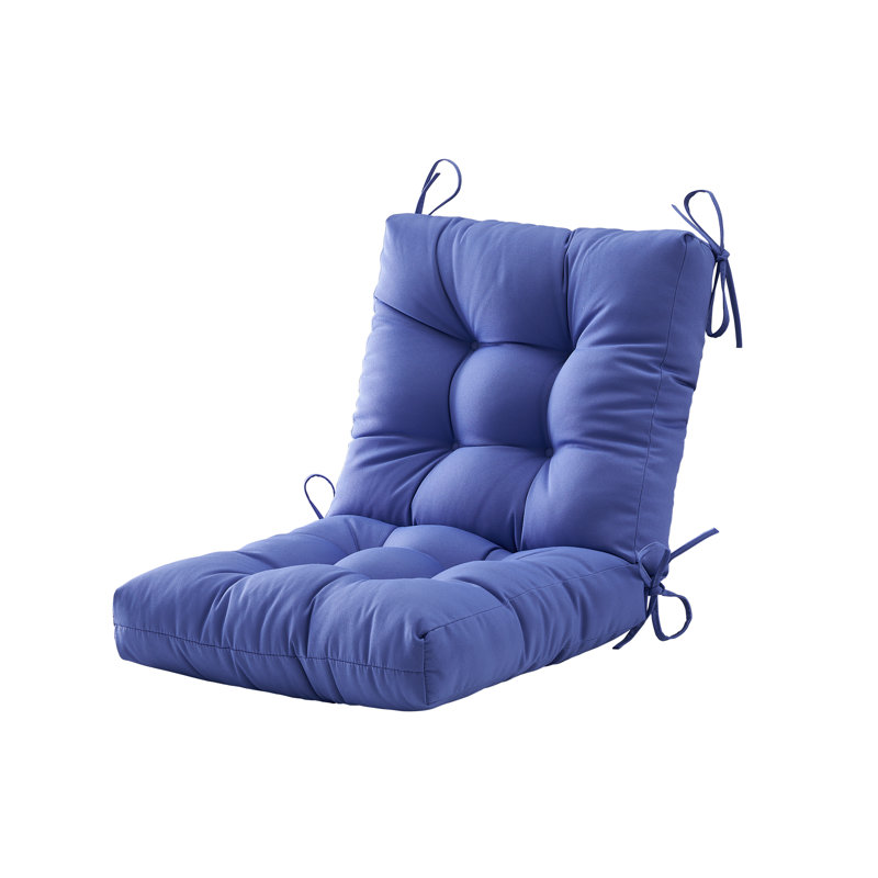 Coussin de siège / de dossier d'intérieur / d'extérieur, Bleu lavande