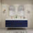 70.8" Wall-Mounted Double Bathroom Vanity Set-70381340