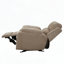 Fauteuil inclinable manuel en chenille avec 3 positions réglables, coussin en mousse souple