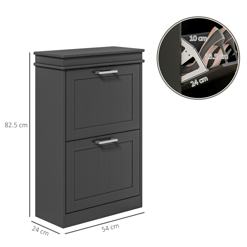 10 Pair Shoe Storage Cabinet