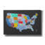 «Massive Usa Licence Plate Map» par Design Turnpike-656169036