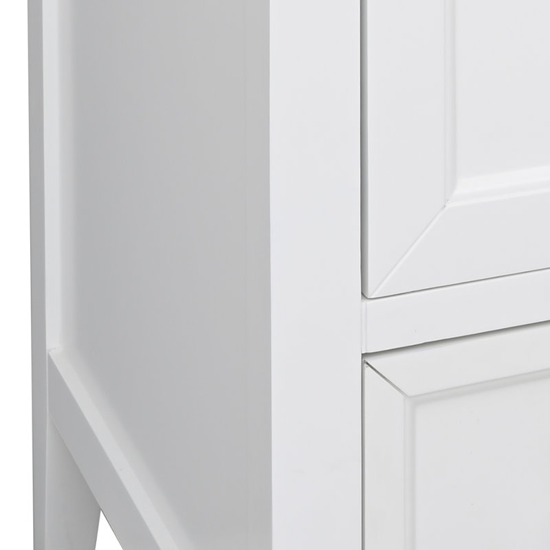 Everette 25'' W Single Vanity, 25", White