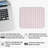 Abstract Light Pink Plaid Pattern Patterns Modern Gaming Cute Office Laptop Desk Pad Gift Mat Square Rectangle Non-Slip Mousepad