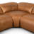 Amed 5 - Piece Leather Reclining Sectional