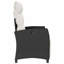 Chaise de patio inclinable avec table d'appoint en rotin de poly-202140284-202140257