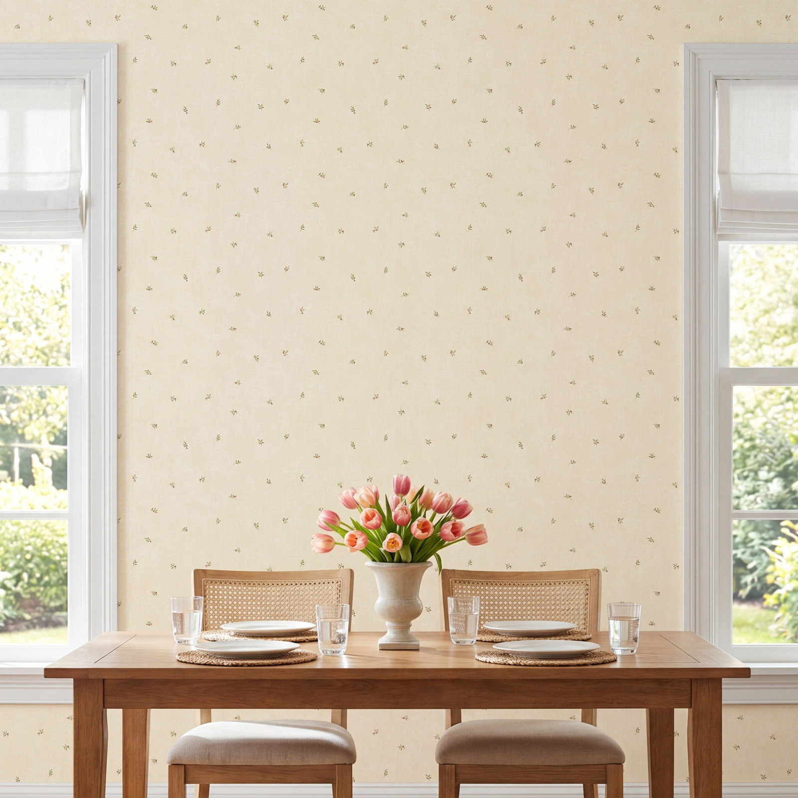 Kitchen Recipes Wallpaper, Beige/Purple