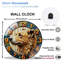 Horloge murale en bois 12 po