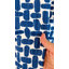 Rideaux géométriques bleu marine et blancs-88753406