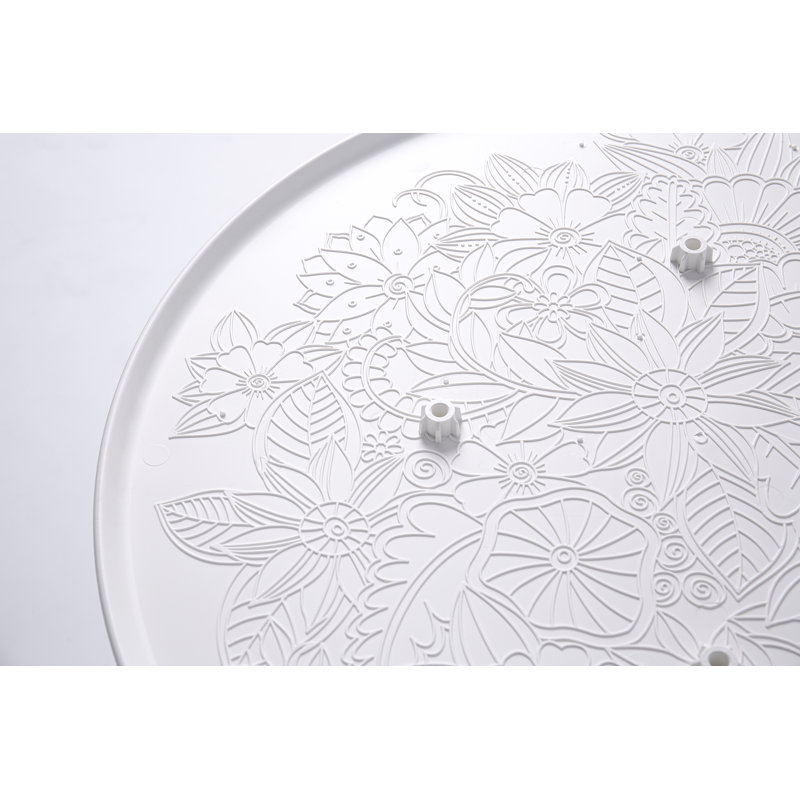 Table bistro en plastique everalda, Blanc