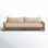 Nathanson 106" Teak Patio Sofa