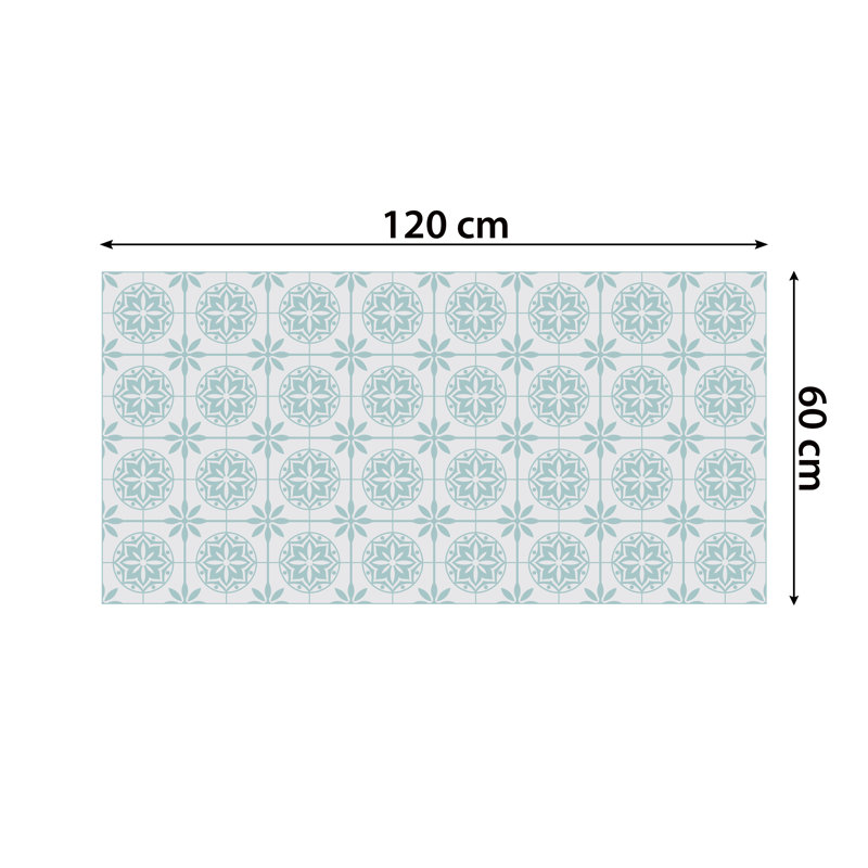 Décalcomanie murale à motif floral ombré transparent