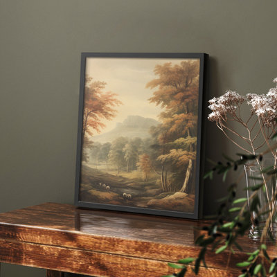 «Vintage Landscape XXV» sur papier