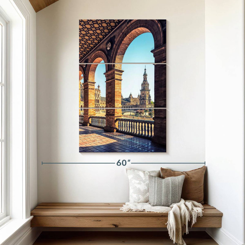Masam Plaza De Espana à Séville, Andalousie, Espagne