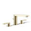 Composed Widespread Bathroom Faucet with Drain Assembly-1566908904