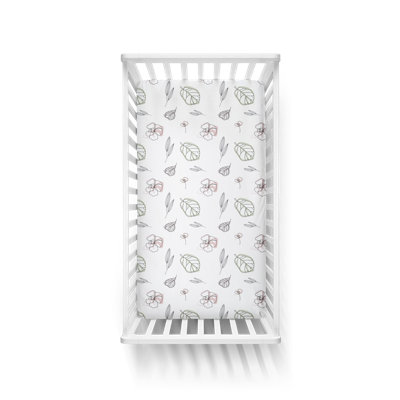 Drap imprimé floral abstrait