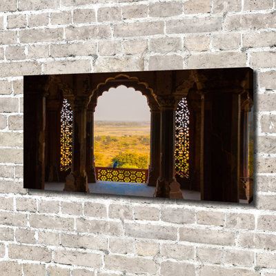 Fort Agra India - No Frame Print on Canvas