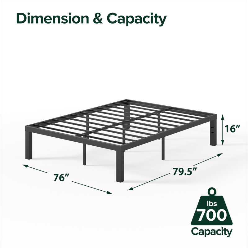 Swing Hinge Pair for Split Bed Frame, King, Standard
