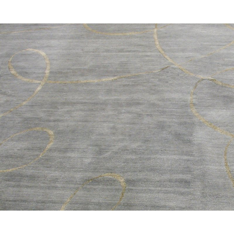 Waltz Abstract Area Rug in Blue/Neutral