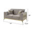 Ensemble de salon 2 pièces Duplessis Taupe-769942139-579177979