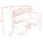 Base de meuble-lavabo simple 35,5 po seulement-98279548