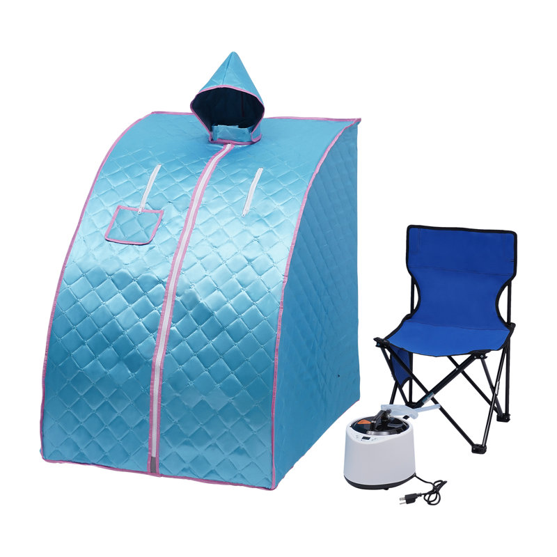 Lomana 1 - Person Portable Traditional Steam Sauna with Remote Control
