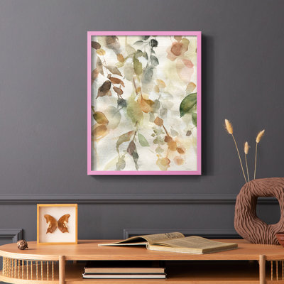 Cascading Nature II Framed Print - Solid Wood