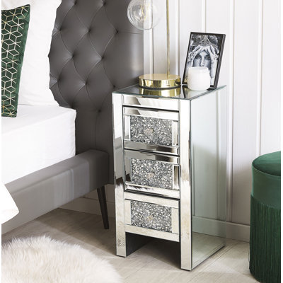 Ware 30cm W Manufactured Wood Bedside Table