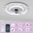 Fermato Ceiling Fan with LED Lights