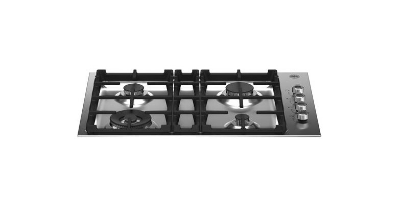 Bertazzoni 29.5'' W Gas Cooktop, Silver