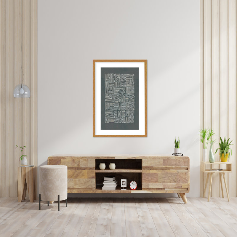 Abstract Irregular Pattern, 30" H x 24" W
