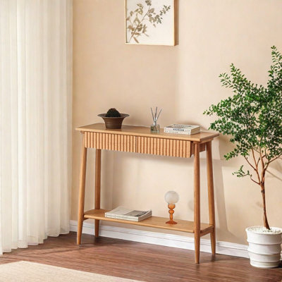 Nordic Solid Wood Console Table