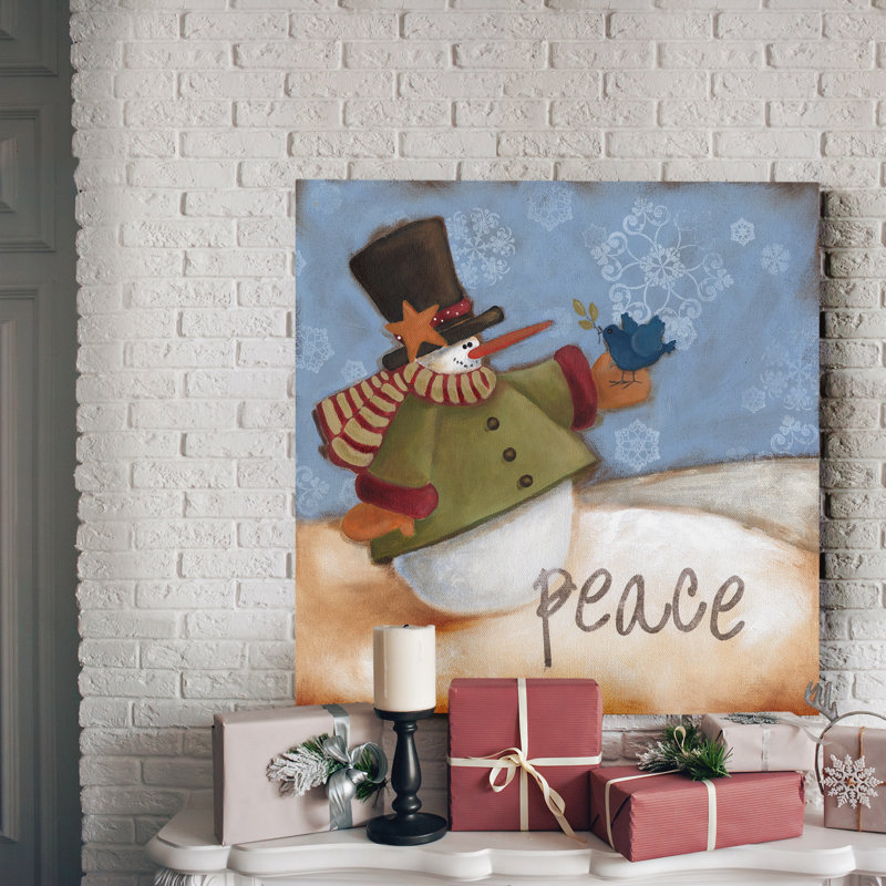 Peace in Hand - Reproduction d'art sur toile tendue, H 40 po x l 40 po x P 1 po