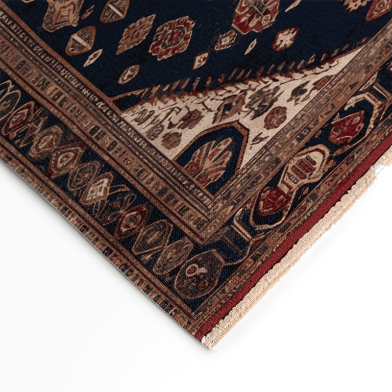 Tapis turc intérieur et extérieur brun, Rectangle 9 pi x 12 pi