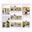 Picture Frame Collage For Wall Decor, Multiple Photo Collage Frames With Tempered Glass, 7-Opening For Picture Frames, (Rustic White)-130197910