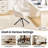 Modern Swivel Upholstered Home Office Task Chair With Solid Metal Base-2084519937
