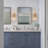 15" 2-Light Modern Glam Bath Sconce