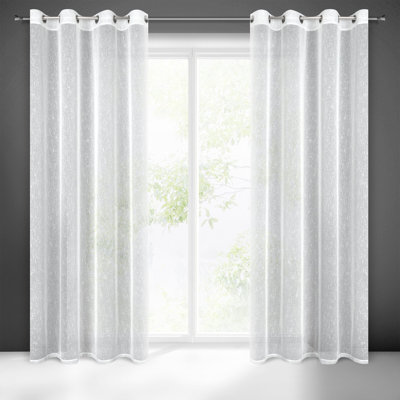 Karavites Sheer Curtain Single Panel
