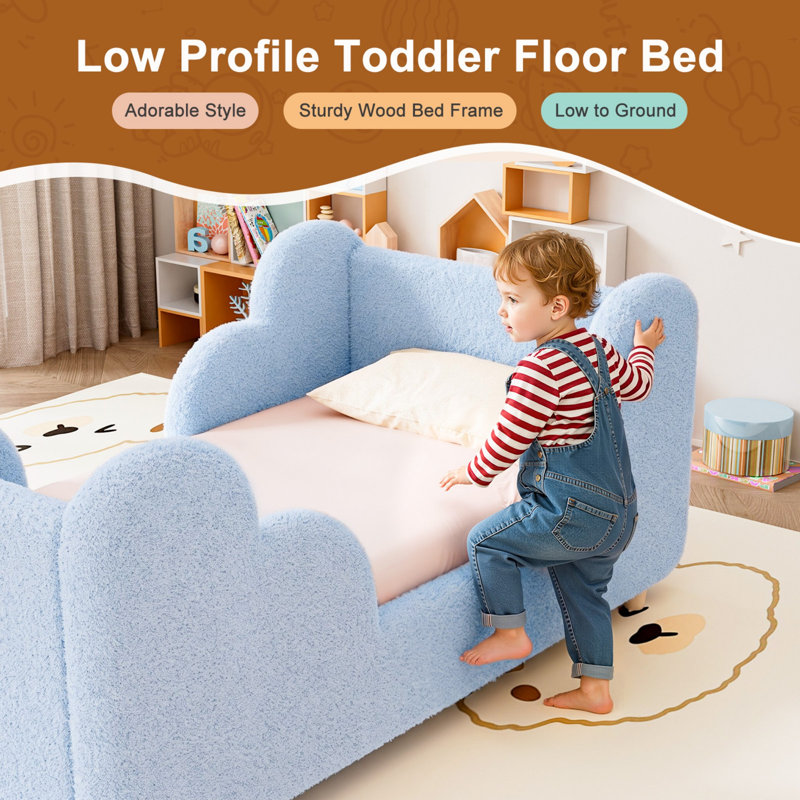 Toddler Bed, Blue