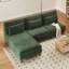 4 Seater Corduroy Sofa & Chaise-1353055273