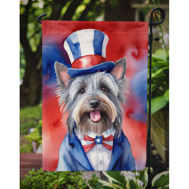 Drapeau patriotique du jardin américain, Skye Terrier