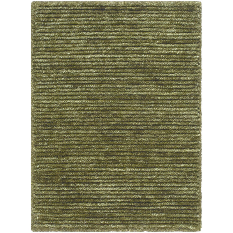 El Corte Hand Loomed Area Rug, Green, Rectangle 9' x 12'